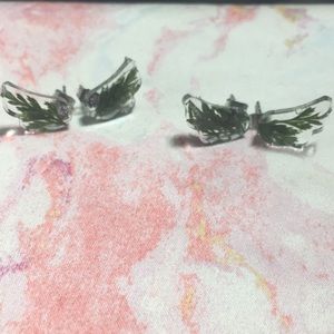 angel wing earrings